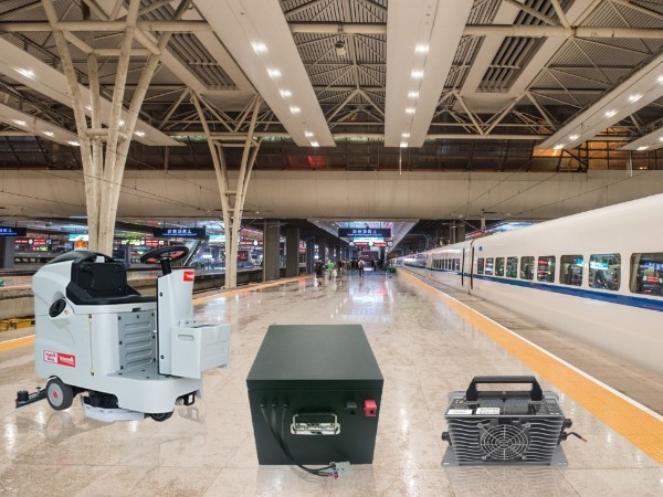 工業(yè)洗地機(jī)智能充電器與鋰電池廠家